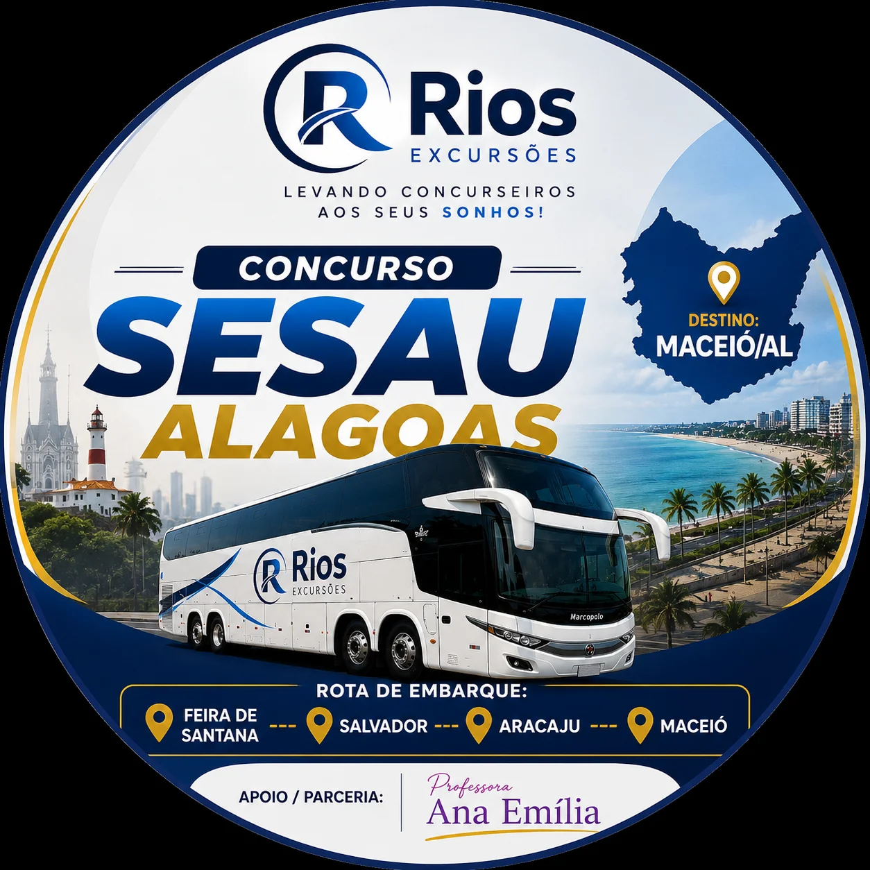 EXCURSÃO SESAU ALAGOAS - MACEIÓ (AL)