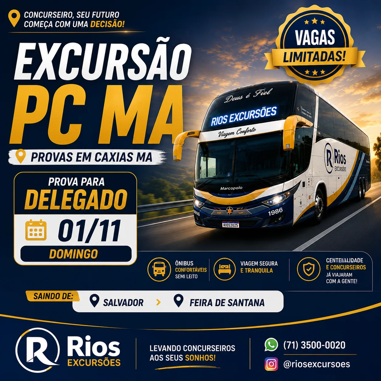 EXCURSÃO PC MA (Caxias MA) DELEGADO