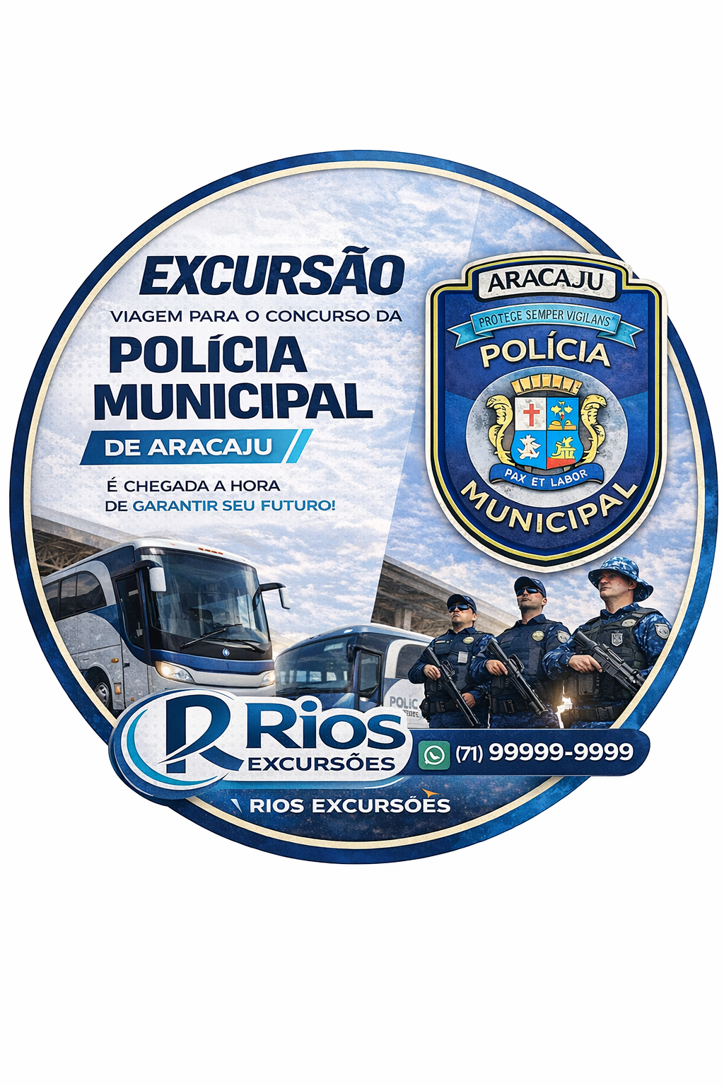 Excursão Policia Municipal de Aracaju