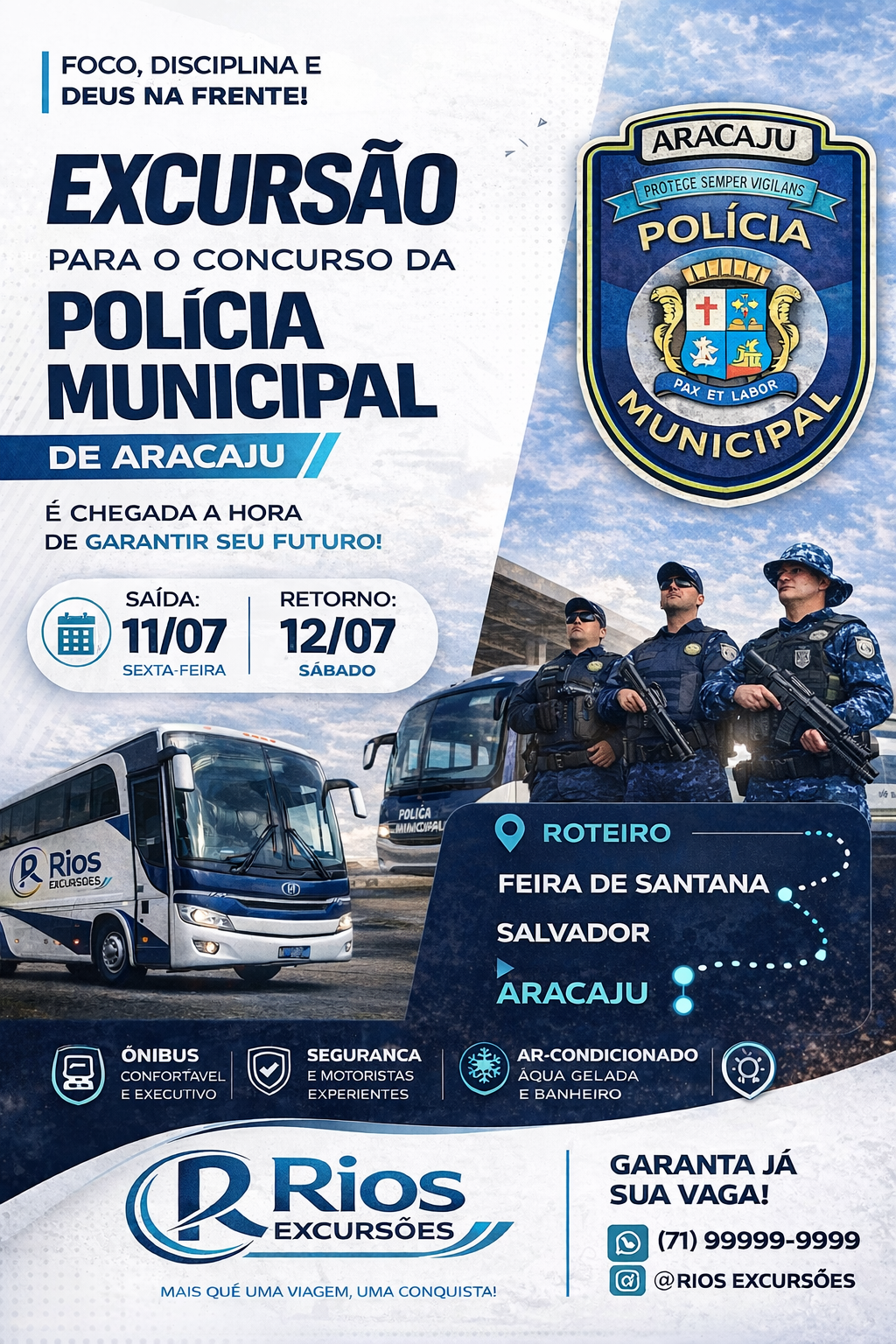 Excursão Guarda Municipal de Aracaju